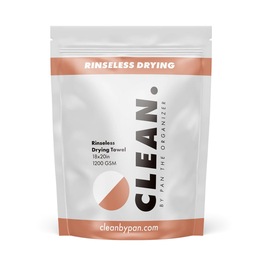 Clean. Rinse-Less Drying Towel (2 Pack)