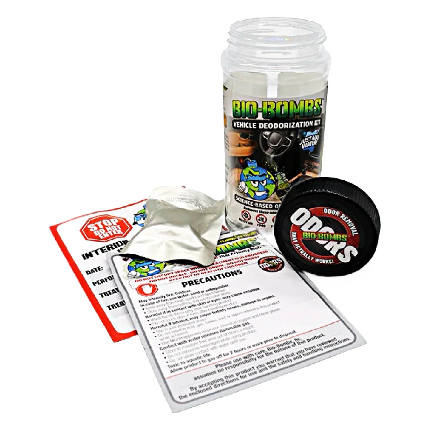 Bio-Bombs Vehicle Deodorization Kit (Car Odor Bomb)